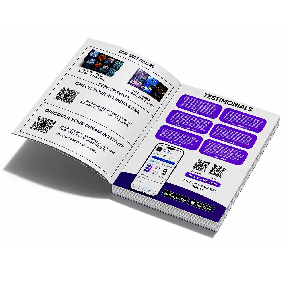 NEST (National Entrance Screening Test) 2026 Mock Test Series Book | 18 Full-Length Mock Tests with Video Solutions | Best NEST Exam test book | ... Prediction | NISER & CEBS Preparation Guide - Image 9