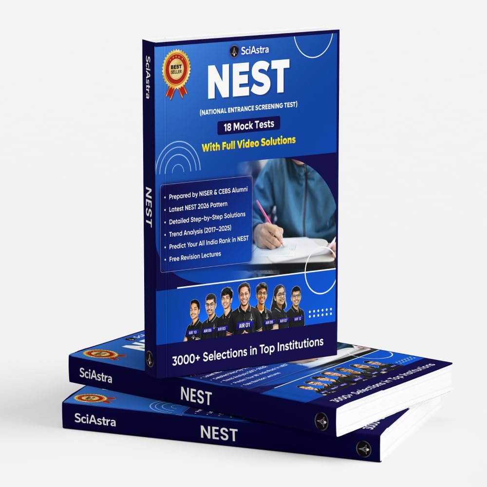 NEST (National Entrance Screening Test) 2026 Mock Test Series Book | 18 Full-Length Mock Tests with Video Solutions | Best NEST Exam test book | ... Prediction | NISER & CEBS Preparation Guide - Image 5