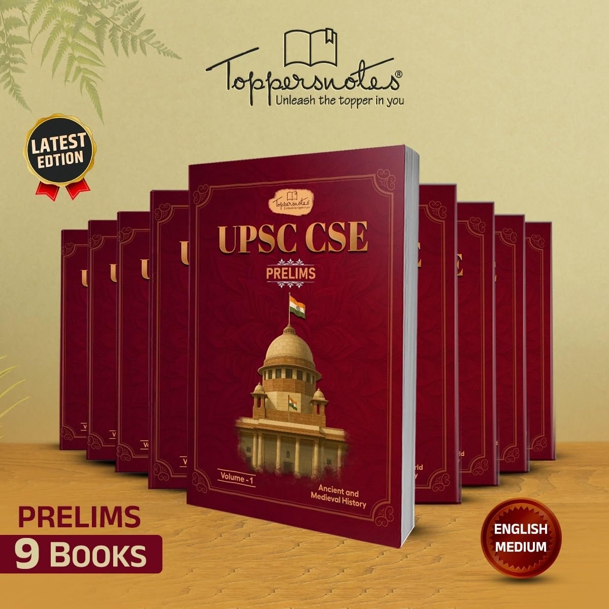 IAS Exam Notes For UPSC General Studies Prelims for Exam Preparation | Reviewed by Abhishek Saraf | 09 Books in (English) | ToppersNotes Latest Edition - Image 2
