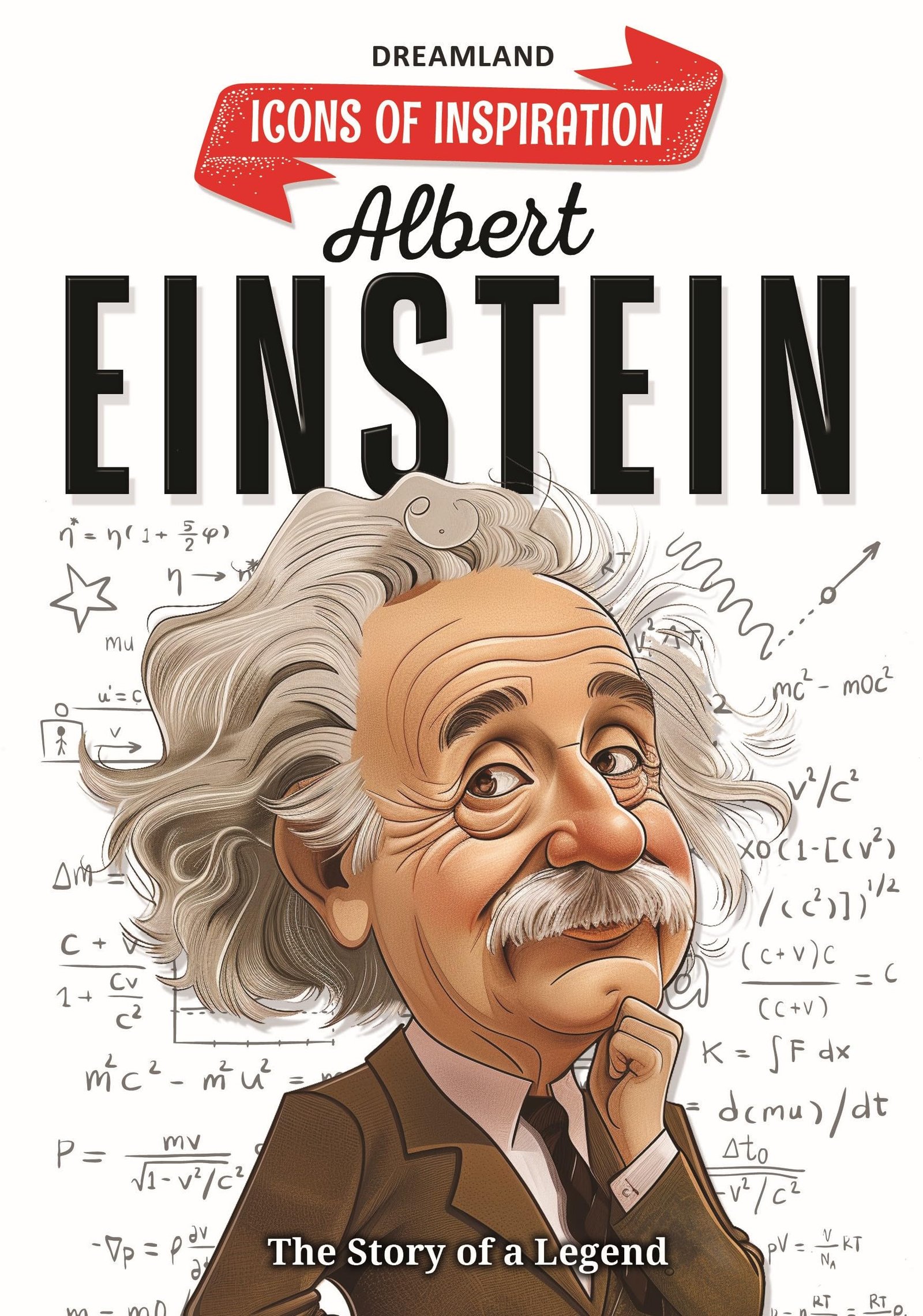 Albert Einstein Biography for Kids Age 6–12 Years – Inspiring Illustrated Biography Book from Icons of Inspiration Series | Encourages Curiosity, Creativity & Perseverance