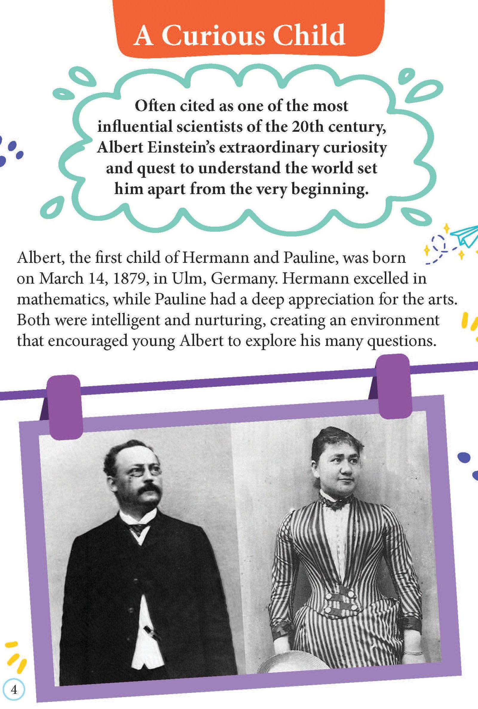 Albert Einstein Biography for Kids Age 6–12 Years – Inspiring Illustrated Biography Book from Icons of Inspiration Series | Encourages Curiosity, Creativity & Perseverance - Image 3